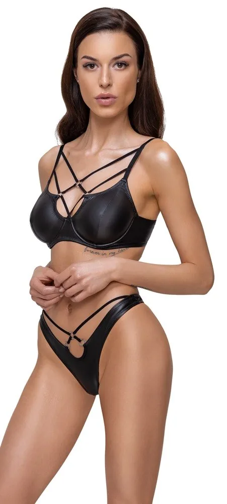 Cottelli Lingerie – kostíčková podprsenka a rio tangá – Obrázok 7
