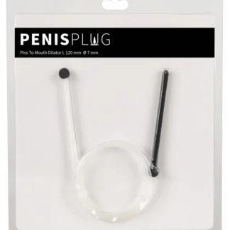 Penisplug Piss to Mouth Dilator – dutý dilatátor s hadičkou