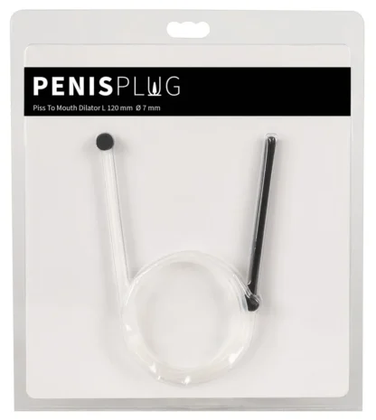 Penisplug Piss to Mouth Dilator – dutý dilatátor s hadičkou