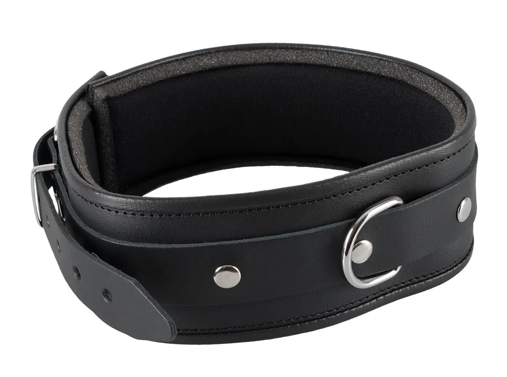 Kožený obojok Leather Collar S/M – Obrázok 2