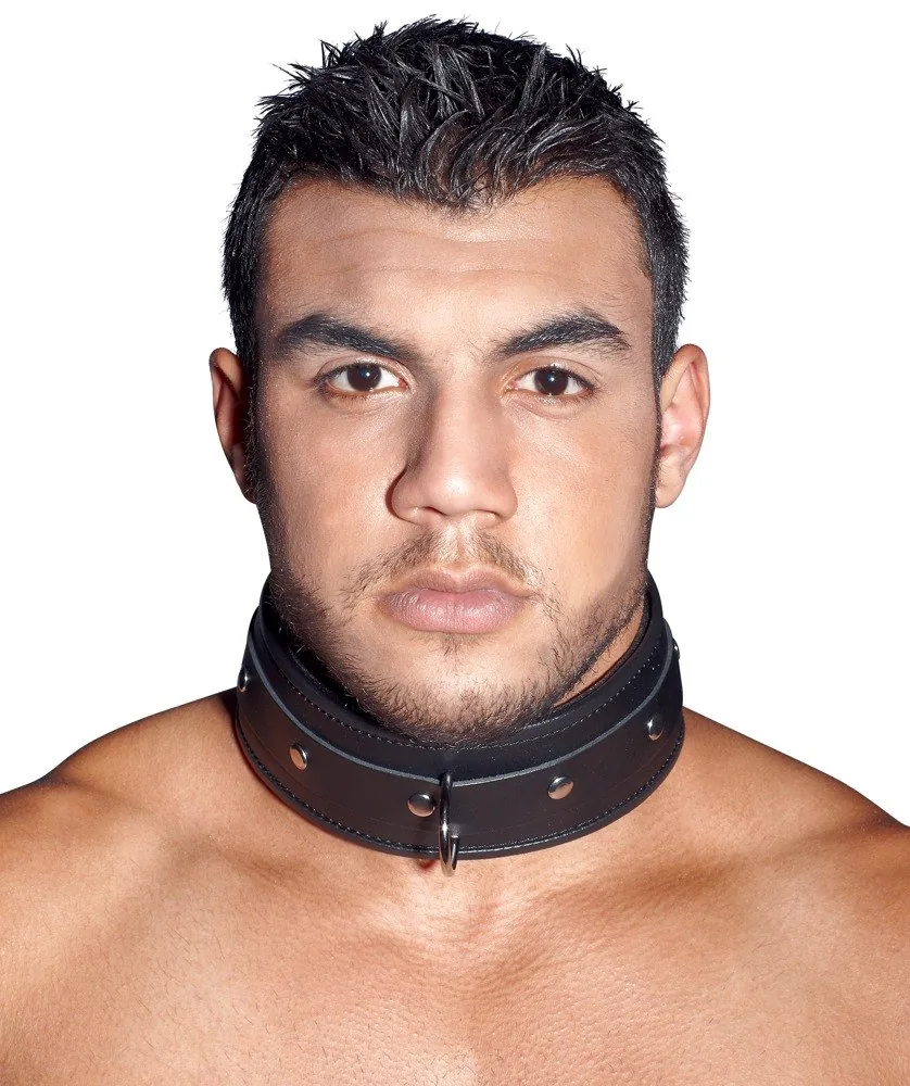 Kožený obojok Leather Collar S/M – Obrázok 6