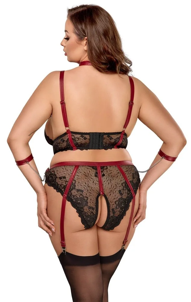 Cottelli Bondage Plus – súprava s obojkom a putami – Obrázok 8