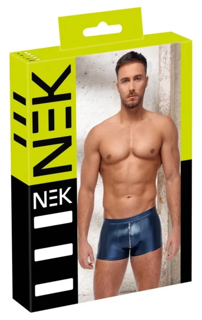 Boxerky NEK modré metalické
