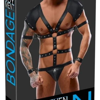 Svenjoyment pánske body v štýle postroja so 4 putami