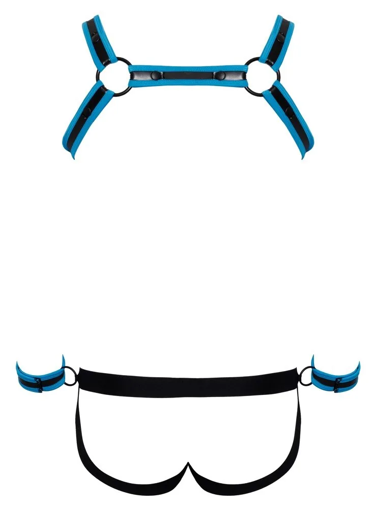 Svenjoyment Bondage – postroj a jock v neopréne – Obrázok 3