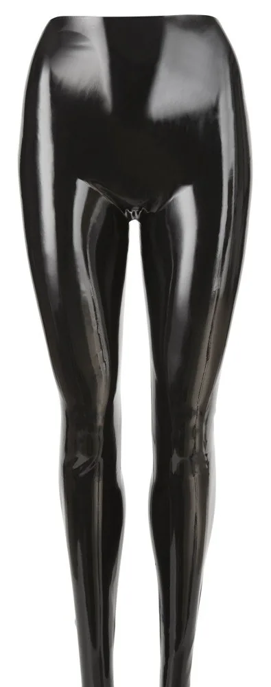 Latexové legíny čierne, XL – Obrázok 2