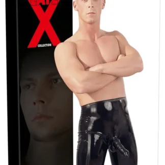 Pánske latexové cyklistické šortky, 2XL