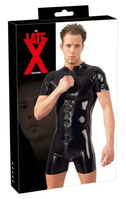 Pánsky latexový overal Playsuit, XL