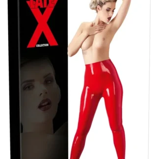 Latexové legíny červené M