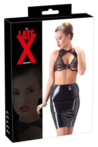 Latexová sukňa M