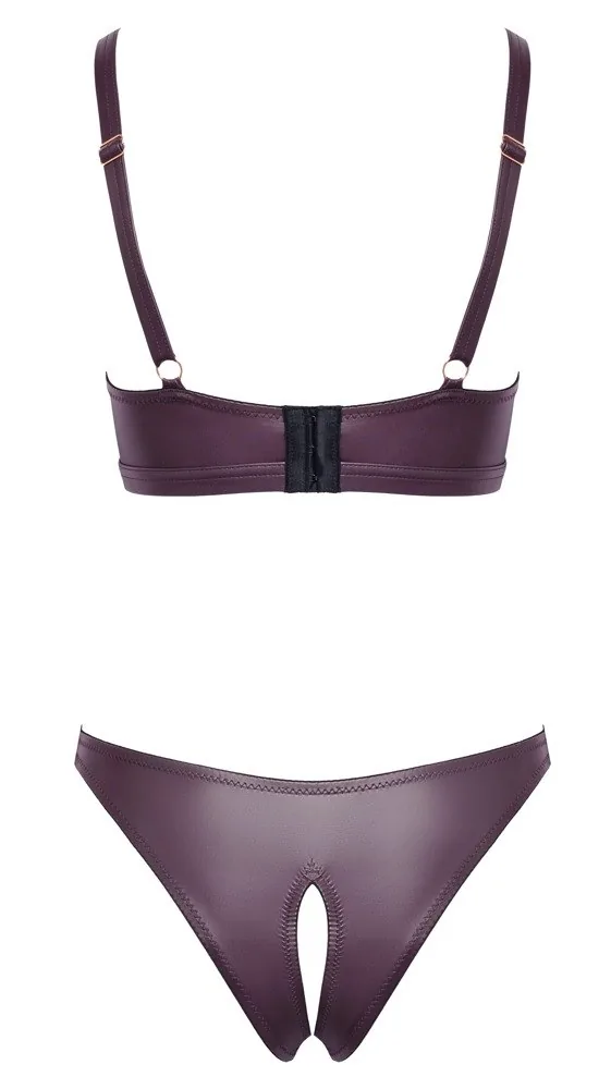 Súprava bielizne Bra and Briefs Purple XL – Obrázok 5