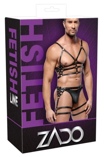 Kožený postroj Leather Harness Set M/L