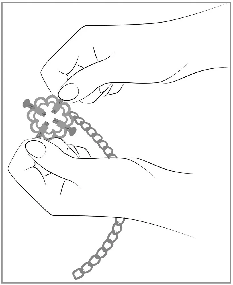 Nálepky na bradavky Bad Kitty Nipple Jewellery – Obrázok 7