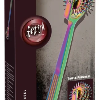 Rainbow Triple Pinwheel – trojité ostrôžkové koliesko