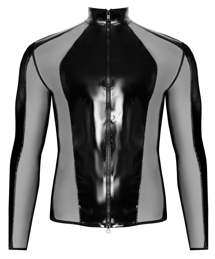 Vinylová košeľa Black Level – veľkosť 2XL – Obrázok 4