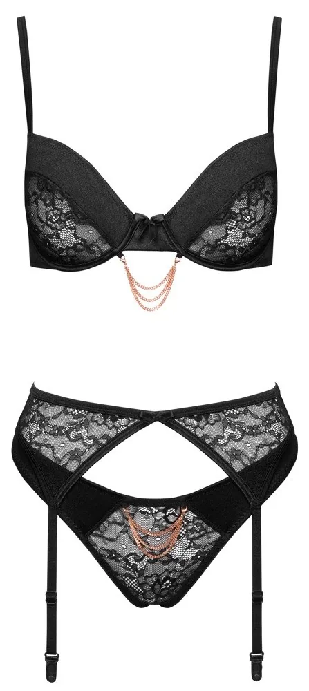 Set podprsenka s retiazkou Cottelli – 75B/S – Obrázok 3