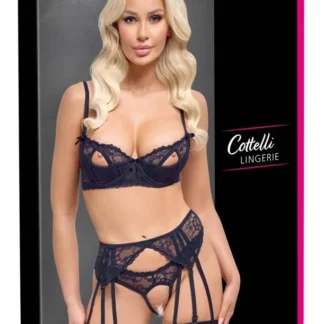 Set podprsenka a podväzkový pás Cottelli – 80B/M