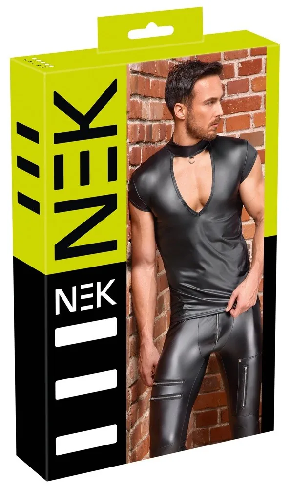 Tričko NEK matné s výstrihom do V XL