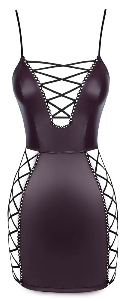 Priliehavé mini šaty – S – Obrázok 4
