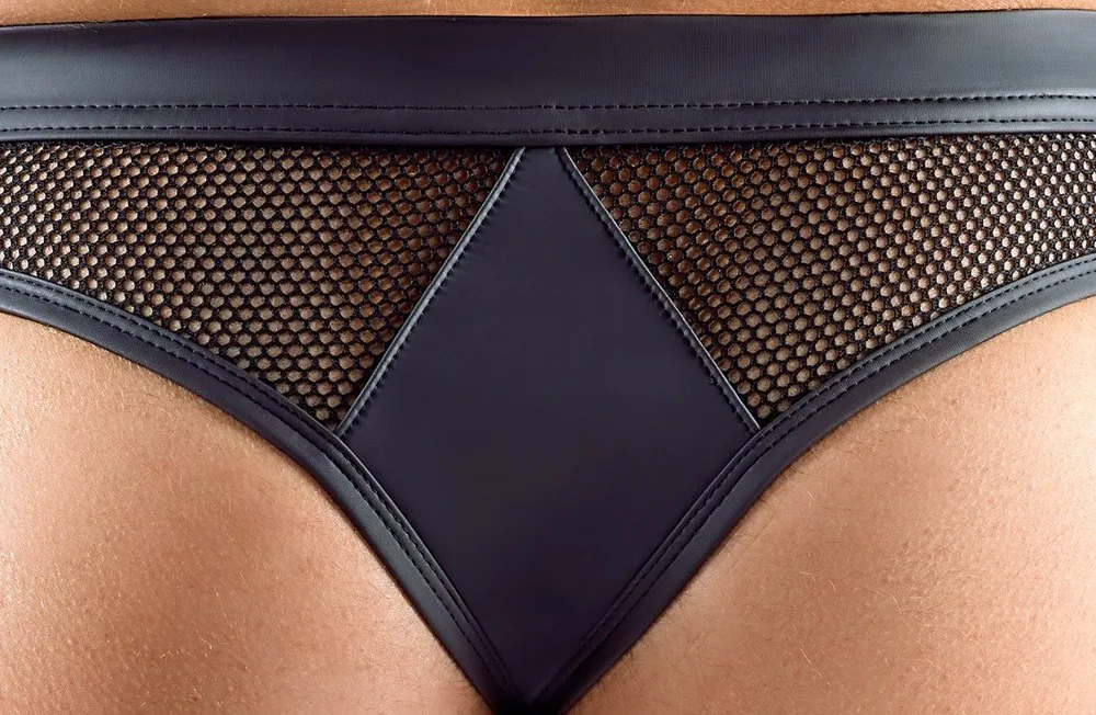 Pánske tangá Svenjoyment, čierne – veľ. 3XL – Obrázok 3