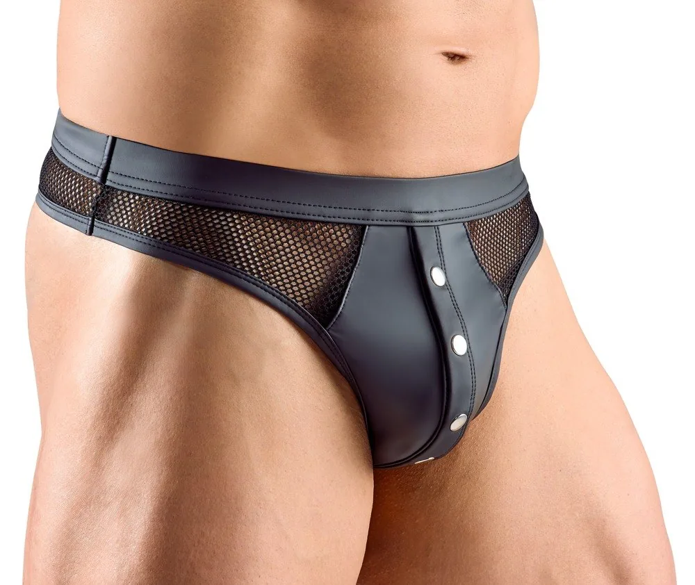 Pánske tangá Svenjoyment, čierne – veľ. 3XL – Obrázok 7