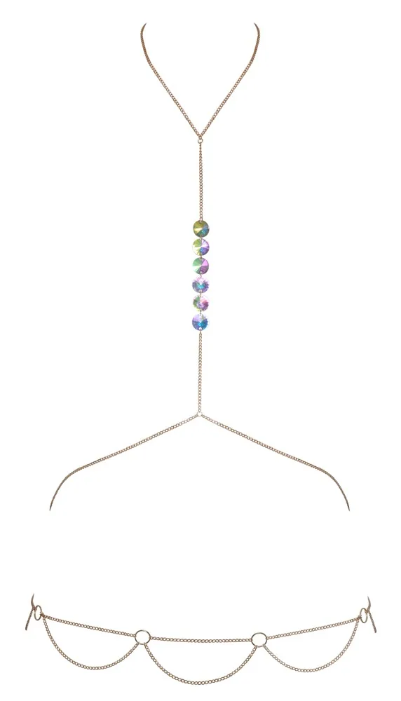 Telová retiazka Body Chain Gold – Obrázok 2