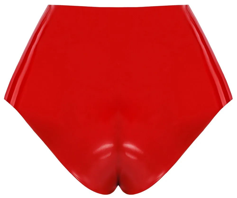 Červené latexové nohavičky s dildom M – Obrázok 3