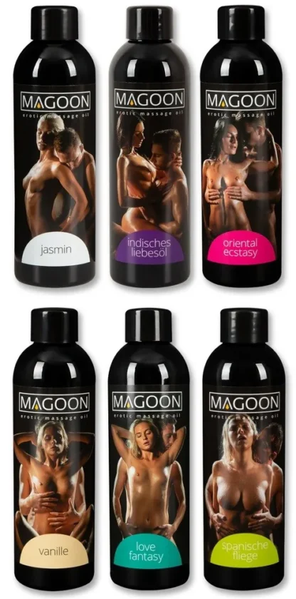 Masážny olej Magoon 200 ml, balenie 6 ks