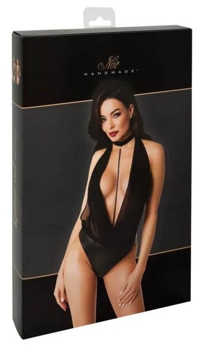 Noir body s perlami S