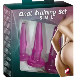Sada análnych kolíkov Anal Training Set fialová