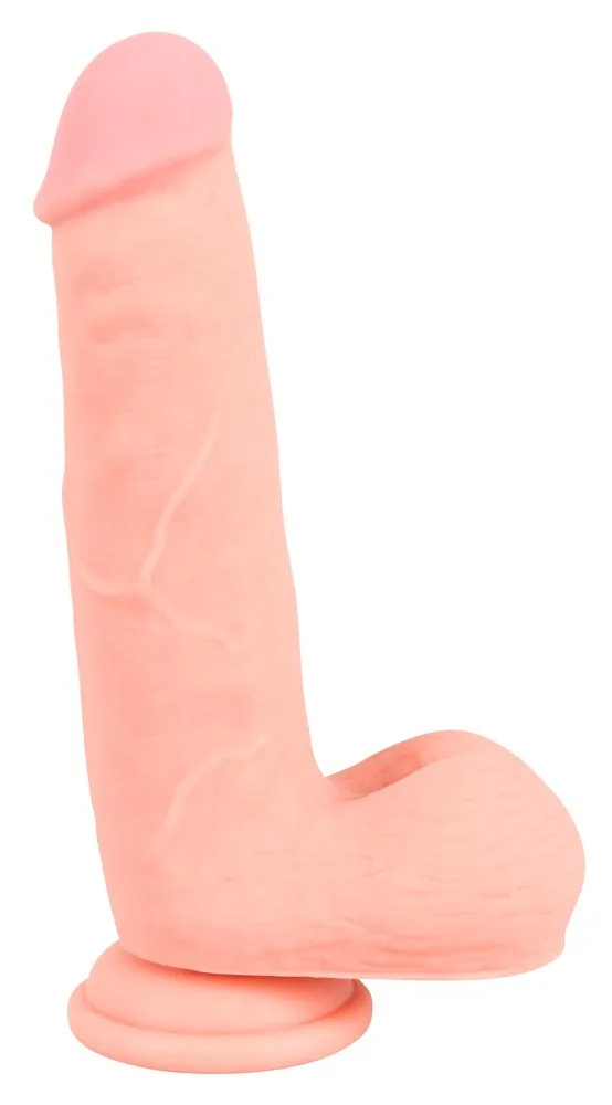 Realistické dildo Medical Silicone 20 cm – Obrázok 2