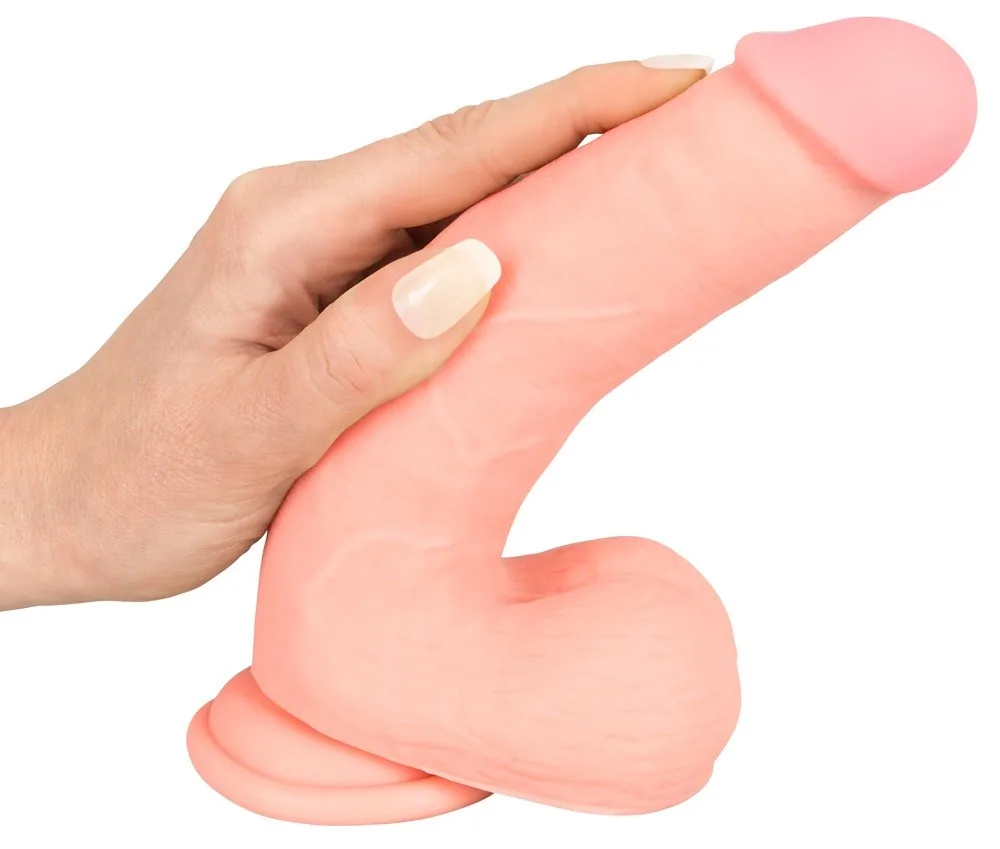 Realistické dildo Medical Silicone 20 cm – Obrázok 6
