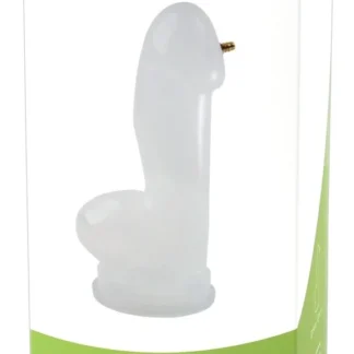 Návlek na semenníky, veľký, transparentný