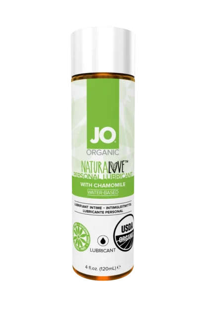 System JO Organic NaturaLove – lubrikant na báze vody s harmančekom (30 ml)
