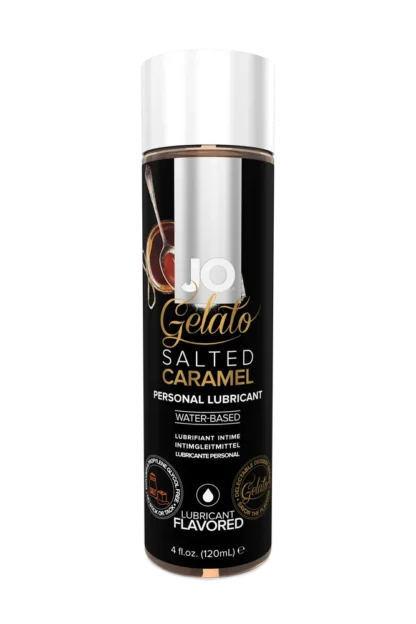 System JO Gelato Slaný karamel – ochutený lubrikant na báze vody (30 ml)