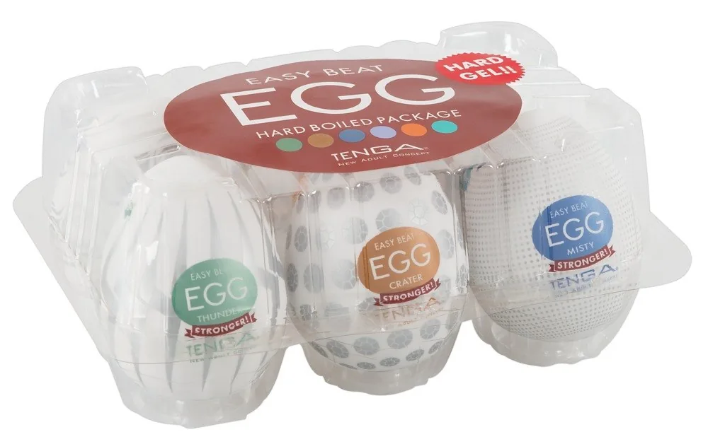 Masturbačné vajíčka Egg Variety 2 (6 ks)