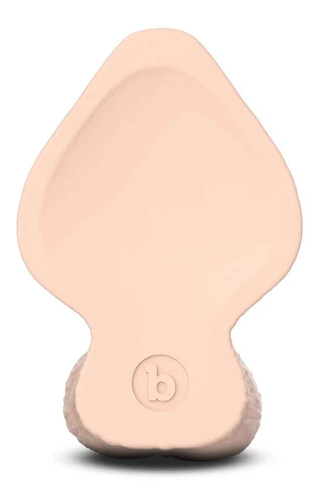 B-Vibe Slipskin 7″ hrubé realistické dildo – Obrázok 6