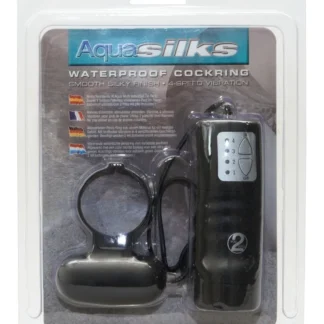 Vibračný erekčný krúžok Aqua Silks