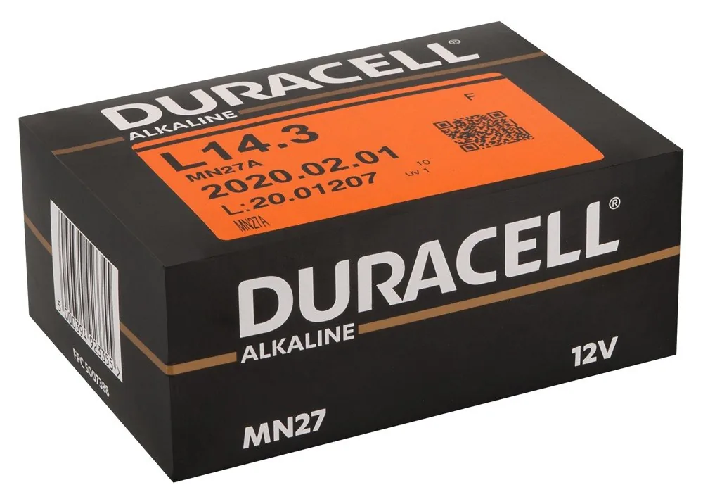 Duracell – batéria 27A (10× 1 ks)