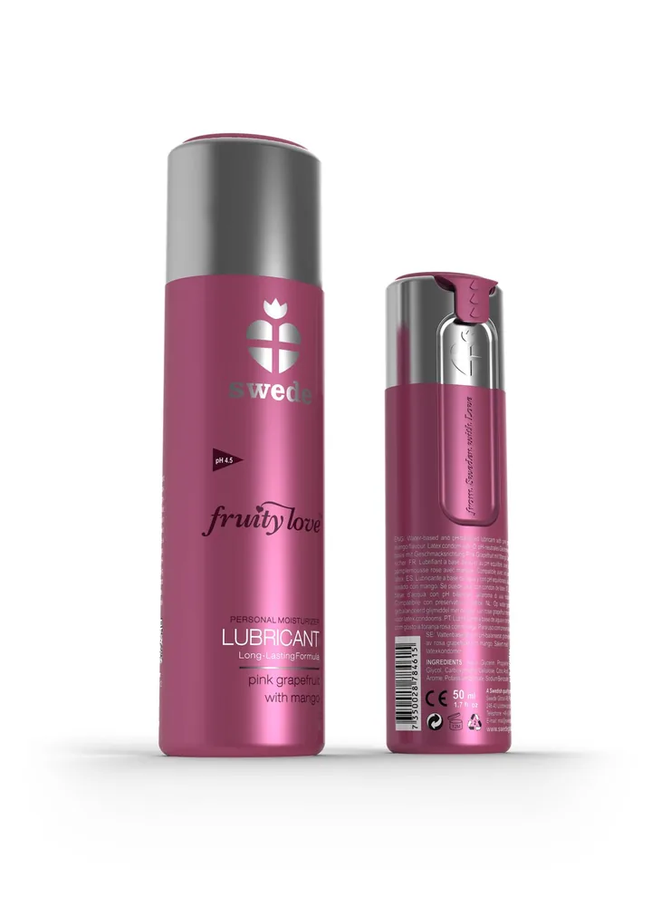 Lubrikant Swede Fruity Love Ružový grapefruit a mango 50 ml