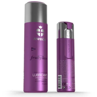 Lubrikant Swede Fruity Love Sladká malina a rebarbora 100 ml