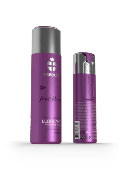 Lubrikant Swede Fruity Love Sladká malina a rebarbora 50 ml