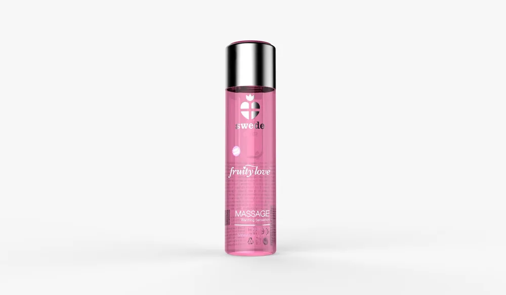 Masážny olej Swede Sparkling Strawberry Wine 60 ml – Obrázok 2