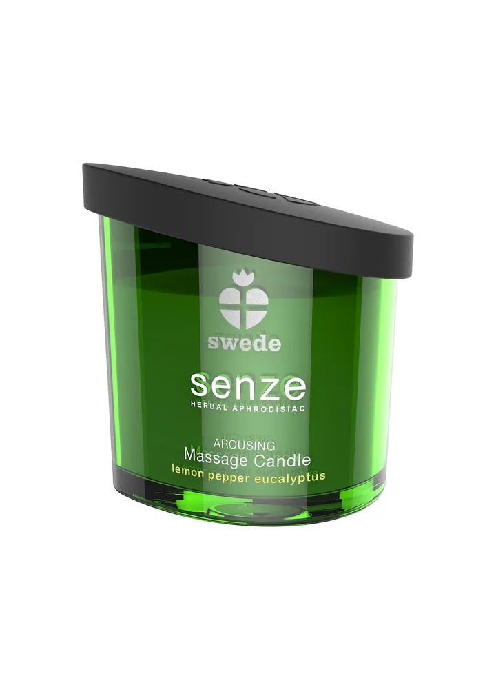 Masážna sviečka Swede Arousing Lemon Pepper Eucalyptus 150 ml – Obrázok 3