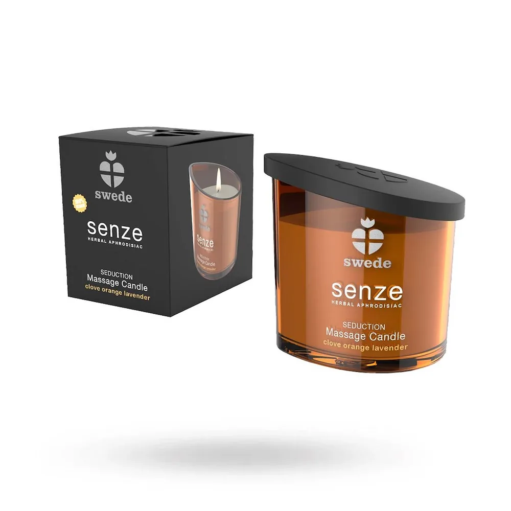 Masážna sviečka Swede Seduction Clove Orange Lavender 150 ml – Obrázok 2