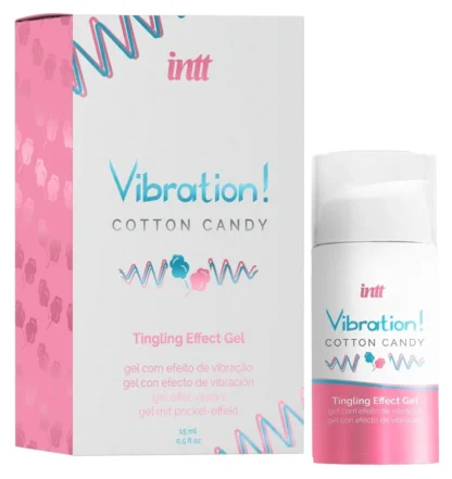 Vibration! Cotton Candy stimulačný gél 15 ml