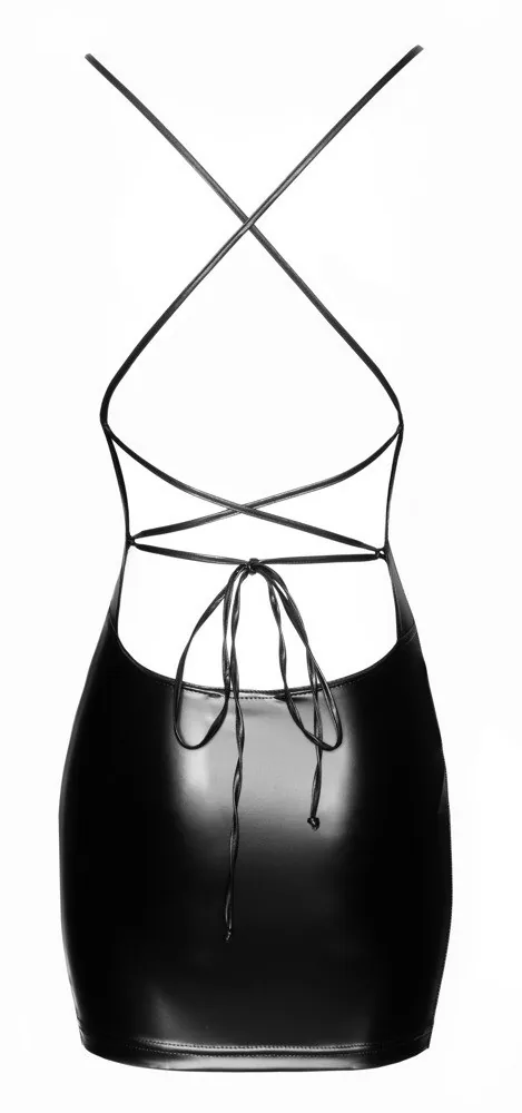 Noir Mini Dress – mini šaty, veľkosť M – Obrázok 3