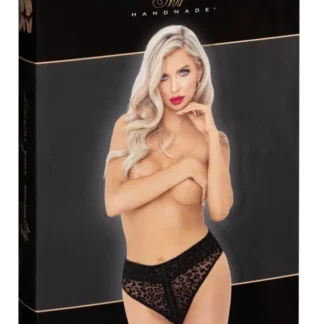 Noir Panty Leo – nohavičky s leopardím vzorom, veľkosť M