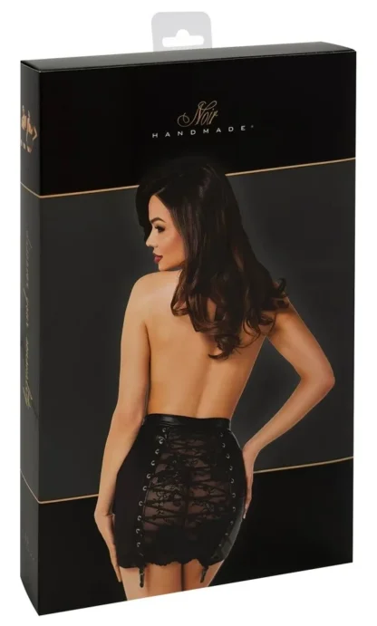 Mini sukňa Noir Skirt Lace M