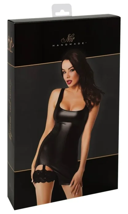 Šaty Noir Suspender Strap L